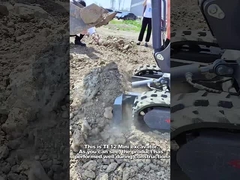 Lavori comunali 1,2 tonnellate 0,8 tonnellate mini escavatore macchina di alta potenza